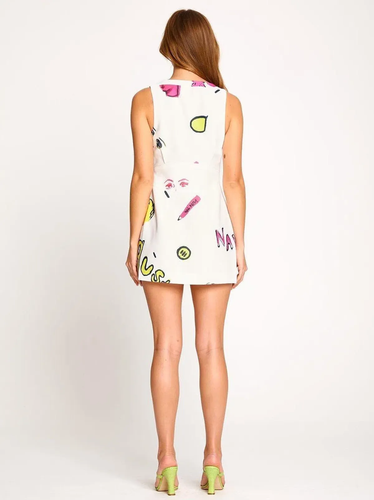 Alice McCall Ze Energy Mini Dress Print Size 10 - Image 3