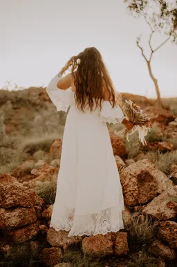 Coven & Co Folklore Gown White Size M / AU 12 for rent on The Volte - image 6