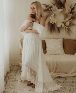 Coven & Co Folklore Gown White Size M / AU 12 for rent on The Volte - image 5