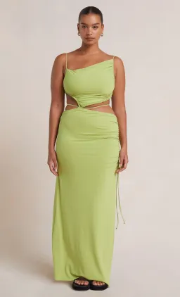 Bec & Bridge Dilkon Maxi Dress Lime Green Size 8 for rent on The Volte - image 5