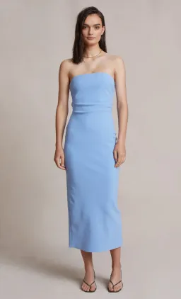 Bec and Bridge Noa Midi Dress Blue Size 6 for rent on The Volte - image 1