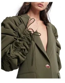 Aje Interlace Jacket & Pants Set Green Size 8 for rent on The Volte - image 2