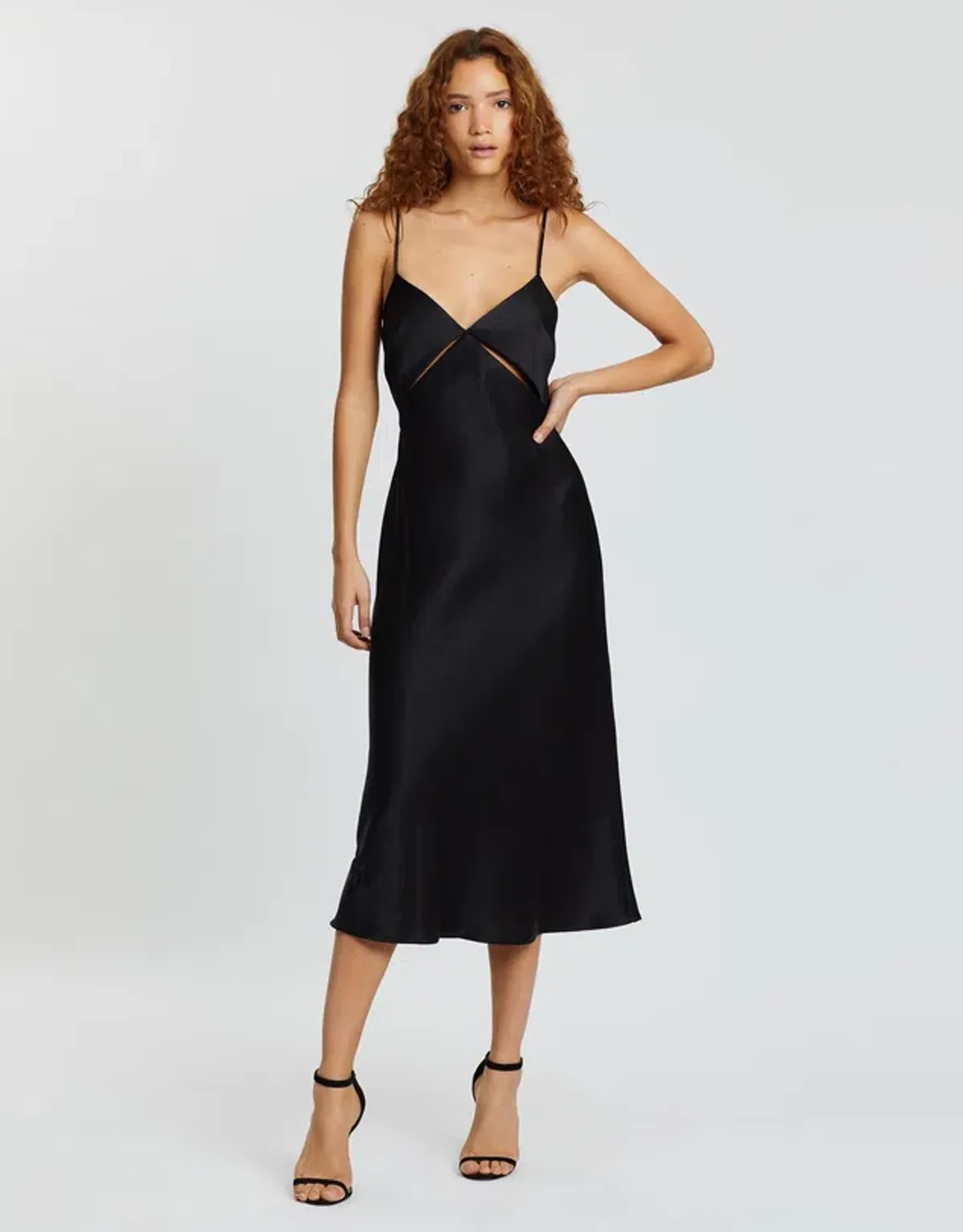Bec & Bridge Mila Midi Dress Black Size 10 - Image 1