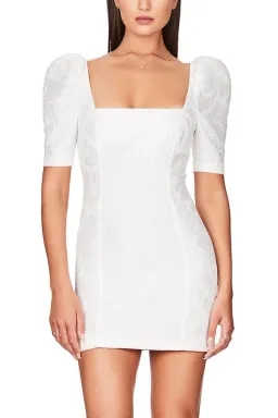 Nookie Solana Sleeve Mini Dress White Size XS for rent on The Volte - image 2