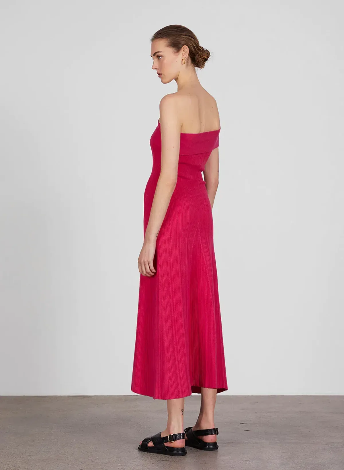 Anna Quan Brea Midi Dress Fuchsia Pink Size 6 - Image 2