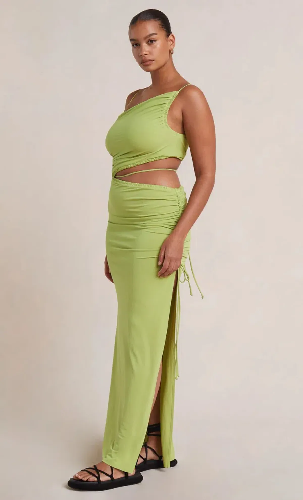 Bec & Bridge Dilkon Maxi Dress Lime Green Size 8 - Image 2