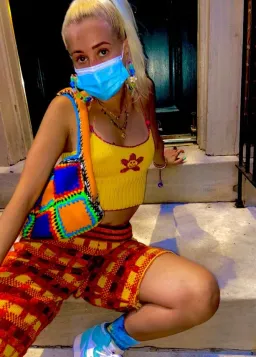 Stahl knit yellow daisy tank Top for rent on The Volte - image 5