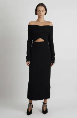 Camilla and Marc Minerva Dress Black Size 8  for rent on The Volte - image 1