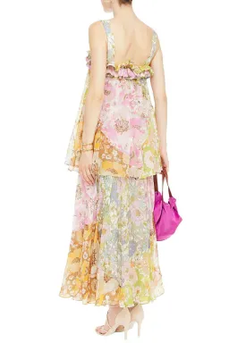 Zimmerman Super Eight Maxi Dress Print Size 6 for rent on The Volte - image 2