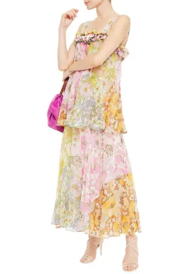 Zimmerman Super Eight Maxi Dress Print Size 6 for rent on The Volte - image 1
