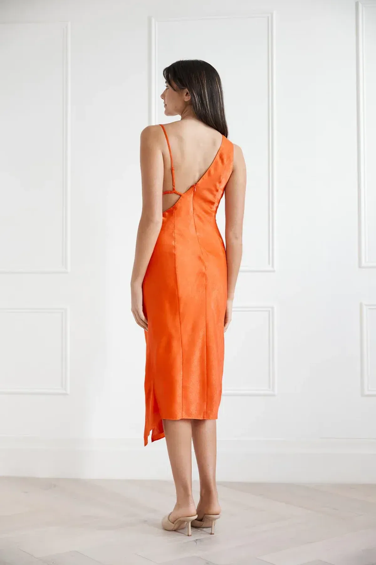 San Sloane Orisis Dress Orange Size 6  - Image 3