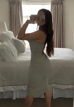 Kookai Olive Green Midi Size S for rent on The Volte - image 2