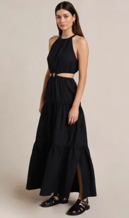 Bec and Bridge Helene Maxi Dress Black Size 8 for rent on The Volte - image 2