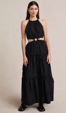 Bec and Bridge Helene Maxi Dress Black Size 8 for rent on The Volte - image 1