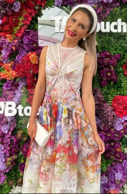 Zimmermann Prima Panelled Midi Dress Print Size 0P/Au 6  for rent on The Volte - image 1