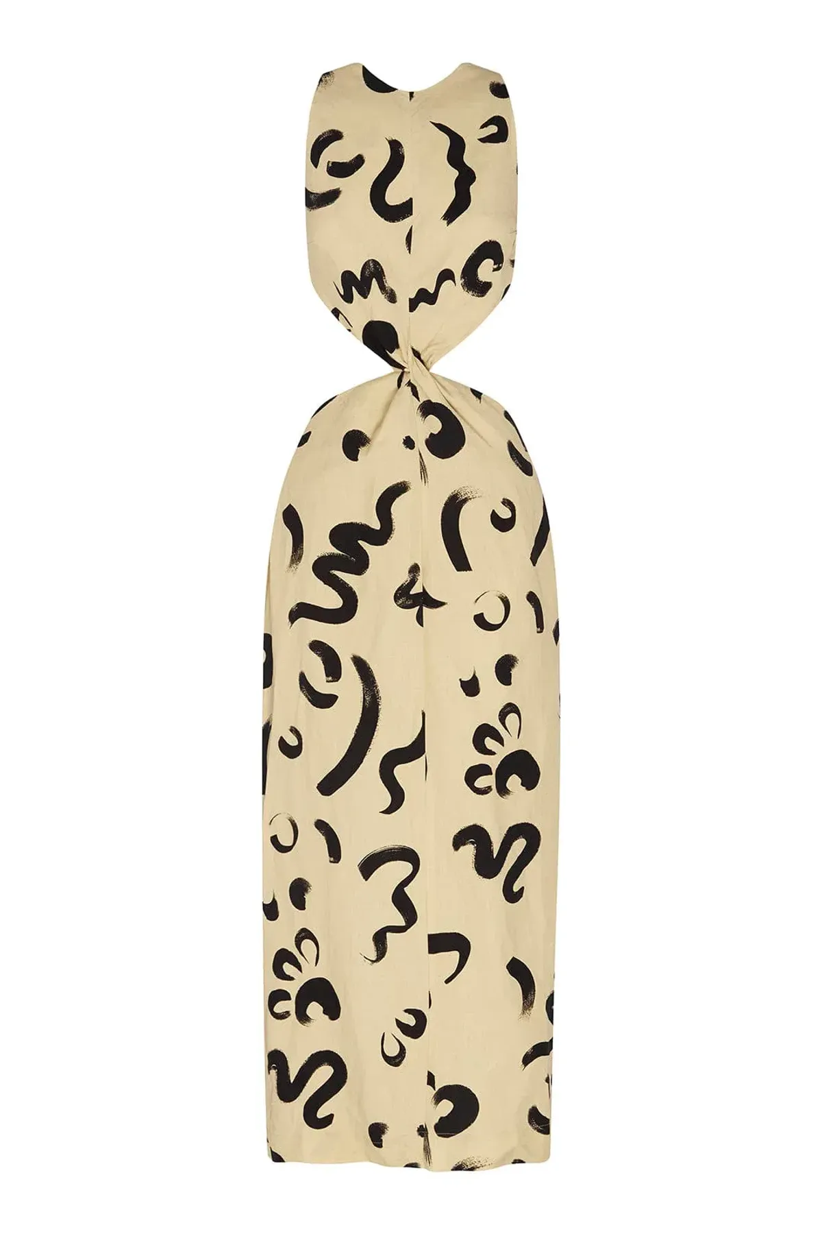 Alemais Brush Stroke Twist Dress Print Size 10 - Image 4