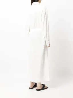 Sir The Label Clemence Shirt Dress in Ivory White Size 1 for rent on The Volte - image 3