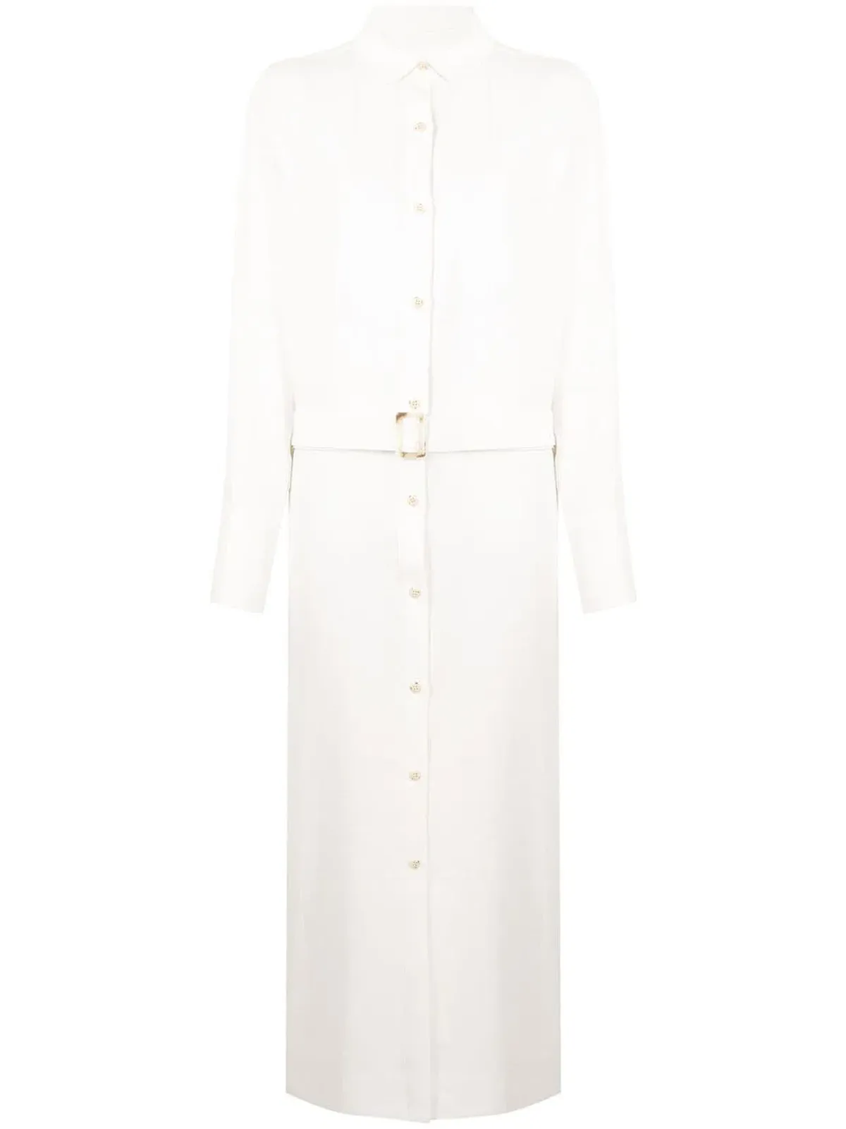 Sir The Label Clemence Shirt Dress in Ivory White Size 1 - Image 4