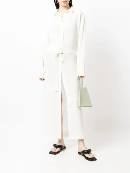 Sir The Label Clemence Shirt Dress in Ivory White Size 1 for rent on The Volte - image 1