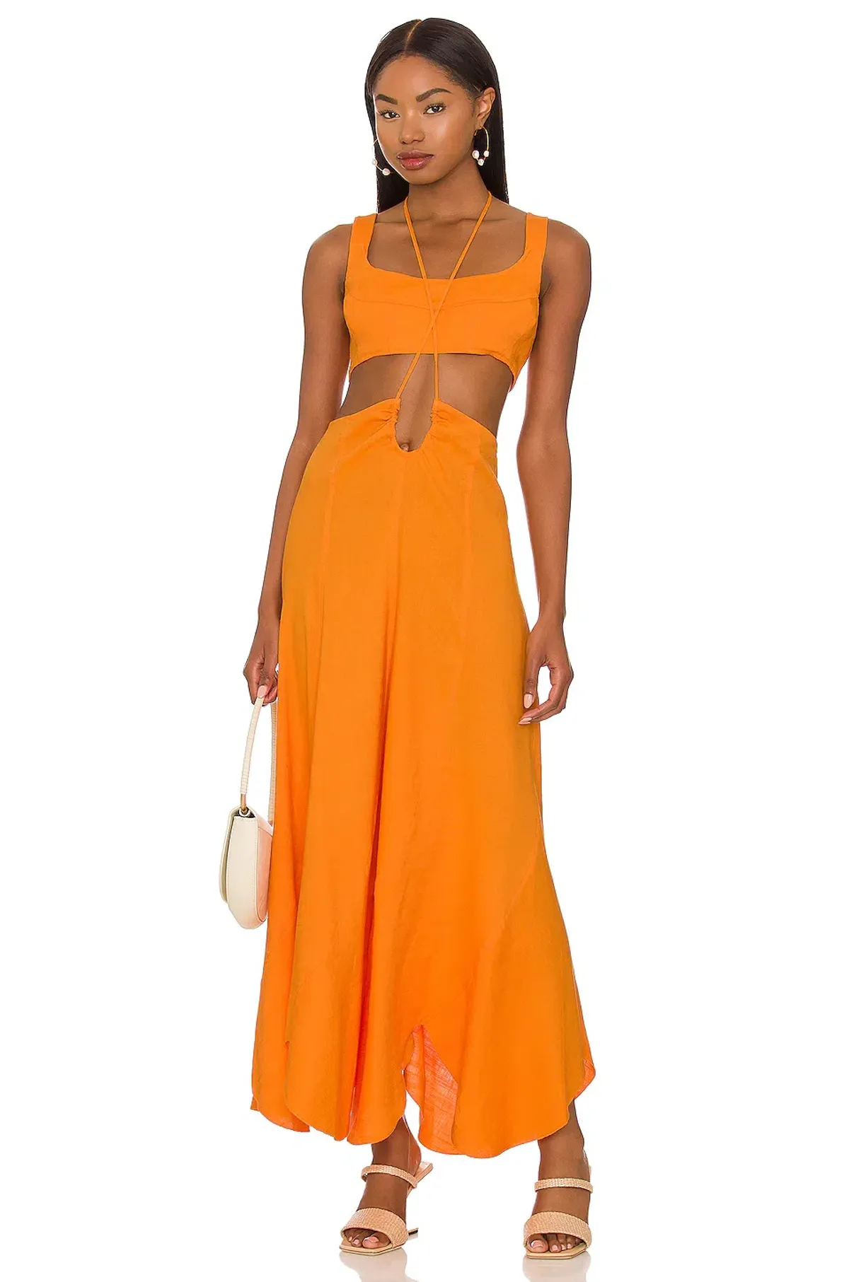 Cult Gaia Eileen Dress Apricot Orange Size XS - Image 1