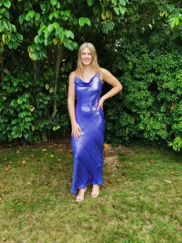 Rat and Boa Sapphire Maxi Dress Blue Size 8 for rent on The Volte - image 1