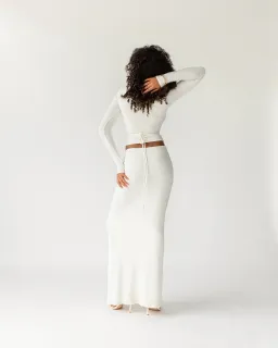 Arcina Ori Aston Maxi Dress Ivory White Size S / AU 8 for rent on The Volte - image 3