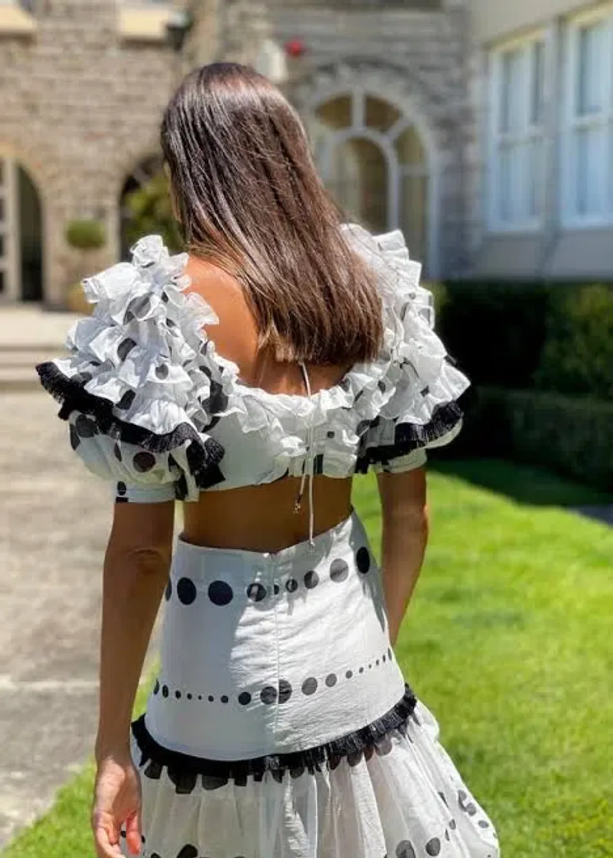 Mackenzie Mode Storybook Top & Skirt Set Print Size 10 - Image 2