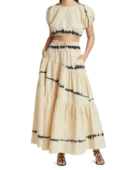 SWF Abode Crop & Skirt Set Cream Size 8 for rent on The Volte - image 1