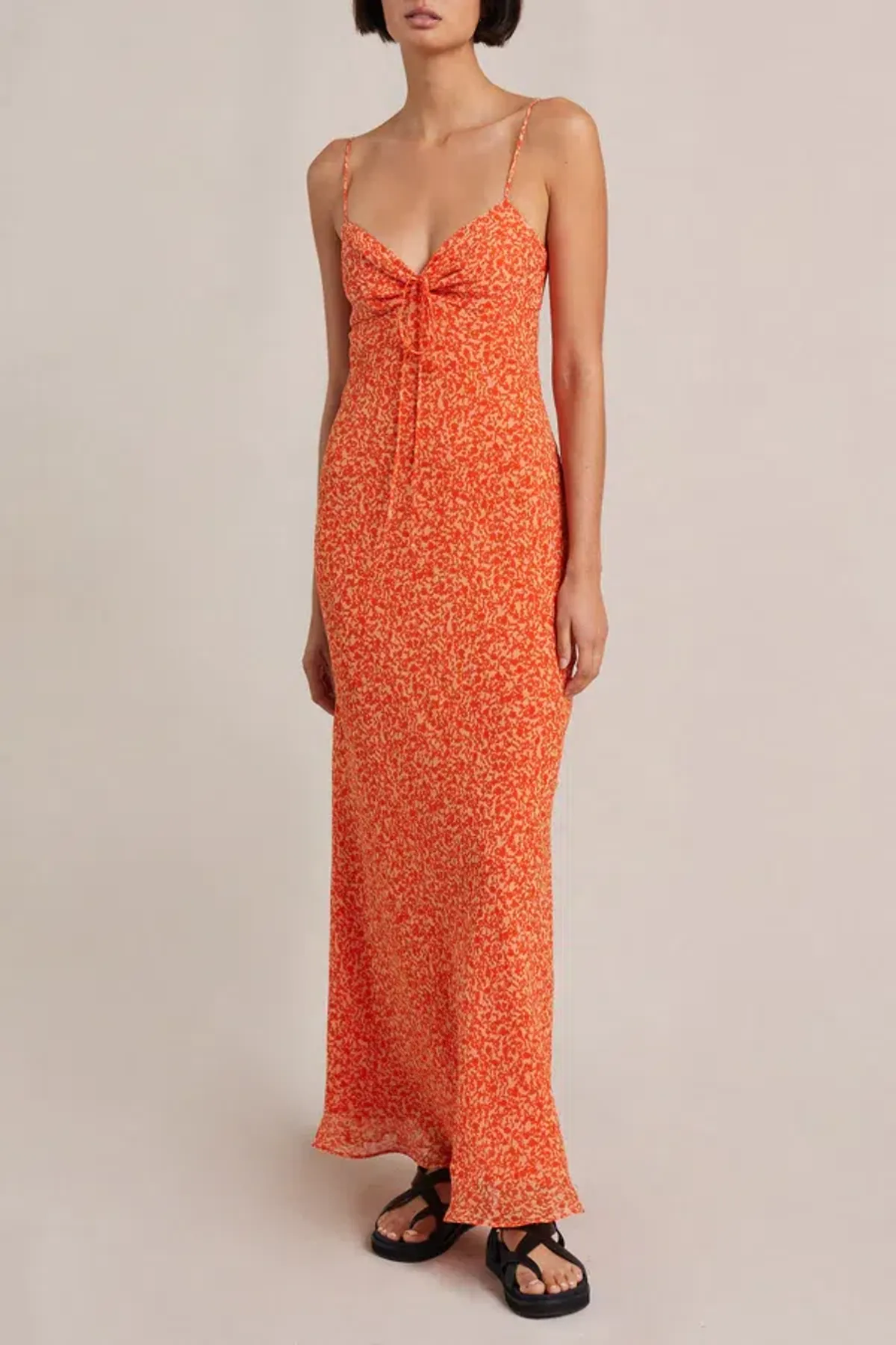 Bec & Bridge Cheri Maxi Dress Orange Size 6  - Image 2