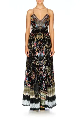 Camilla Dancing in the Dark Pleated Slip Dress Print Size 12 for rent on The Volte - image 1