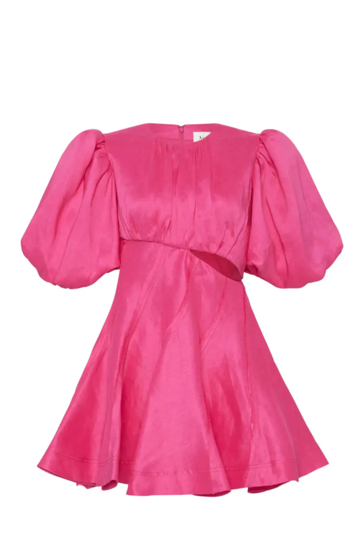 Aje Admiration Asymmetric Mini Dress Pink Size 8 - Image 4