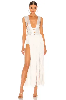 Bronx and Banco Issa Blanc Gown White Size XXS / AU 4 for rent on The Volte - image 5