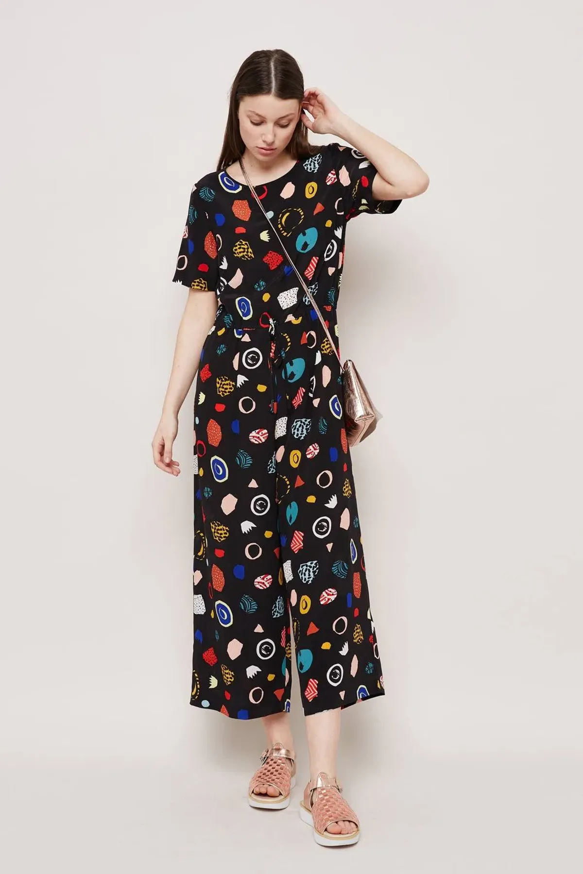 Gorman Atelier Bingo Jumpsuit Fleur Noire Size 14 - Image 1