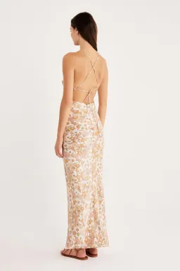 Rumer the Label Paloma Cut Out Gown Print Size XS for rent on The Volte - image 3