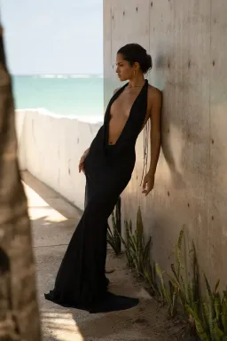 Rat & Boa Donale Dress Black Size 8  for rent on The Volte - image 1