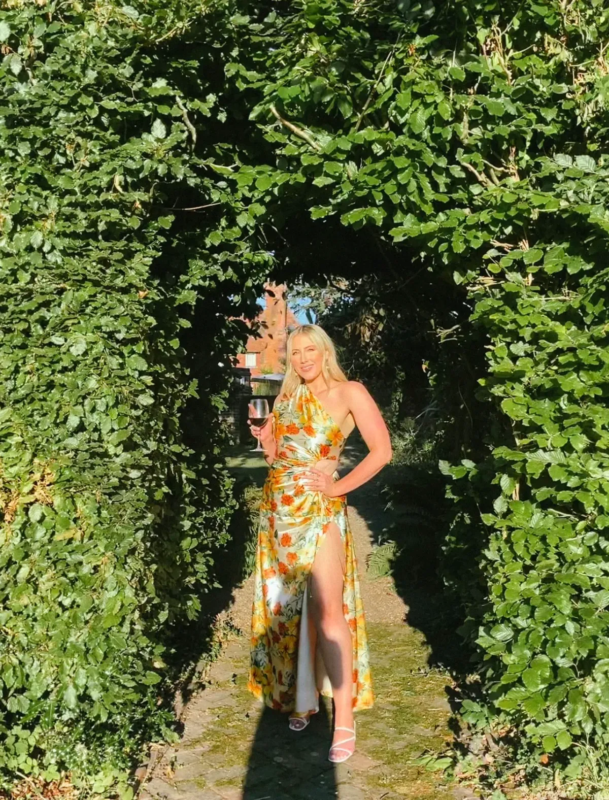 Sonya Moda Nour Yarden Floral Maxi Dress Print Size 12 - Image 4