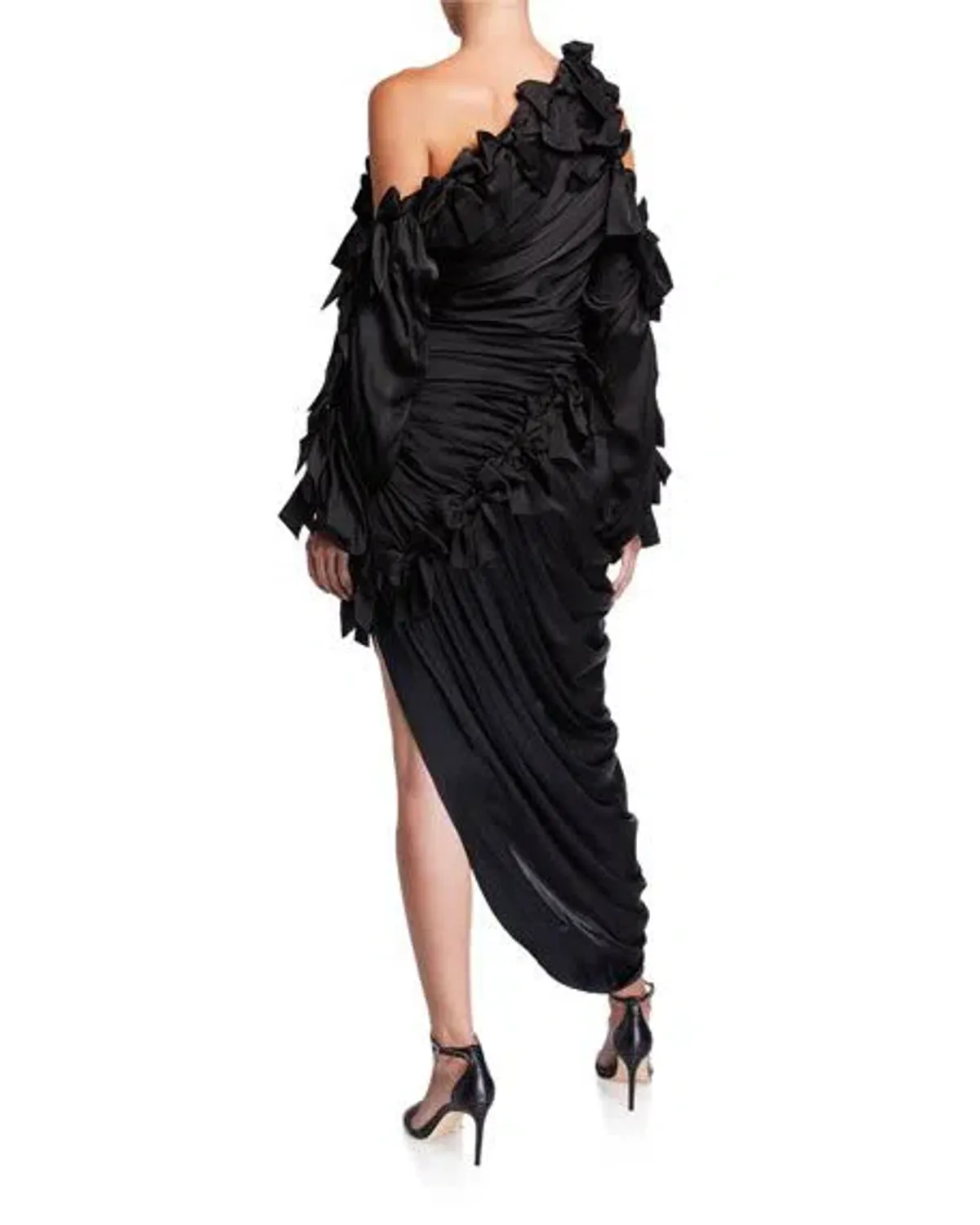 Zimmermann Resistance Bow Long Gown Black Size 8 - Image 2