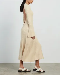 Anna Quan Isla Dress Nude Size 6 for rent on The Volte - image 4