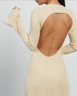 Anna Quan Isla Dress Nude Size 6 for rent on The Volte - image 3