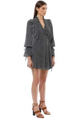 Shona Joy Salinger Ruffle Dress Black Size 8 for rent on The Volte - image 2