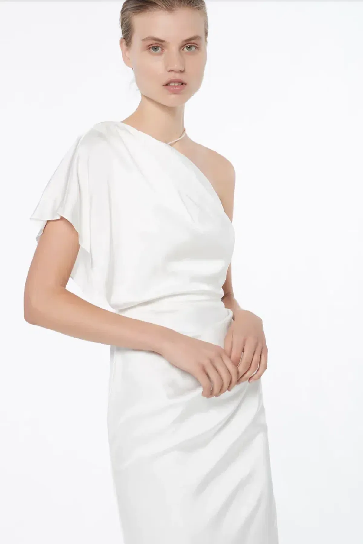 Manning Cartell Heat Asymmetric Dress White Size 10  - Image 2