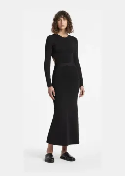 Sir the Label Georges Open Back Dress Black Size 1 / AU 8 for rent on The Volte - image 1