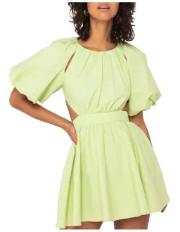 Mossman The Seahaze Mini Dress Green Size 8 for rent on The Volte - image 2
