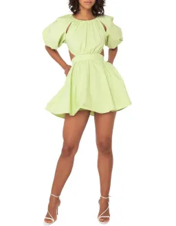 Mossman The Seahaze Mini Dress Green Size 8 for rent on The Volte - image 1