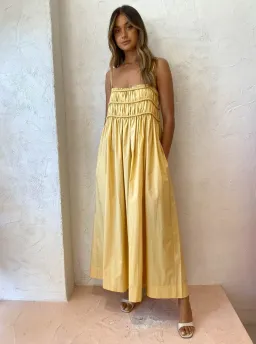 Bec and Bridge Eli Maxi Dress Yellow Size 8 for rent on The Volte - image 3
