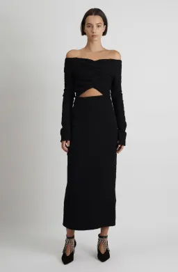 Camilla and Marc Minerva Dress Black Size 8 for rent on The Volte - image 1