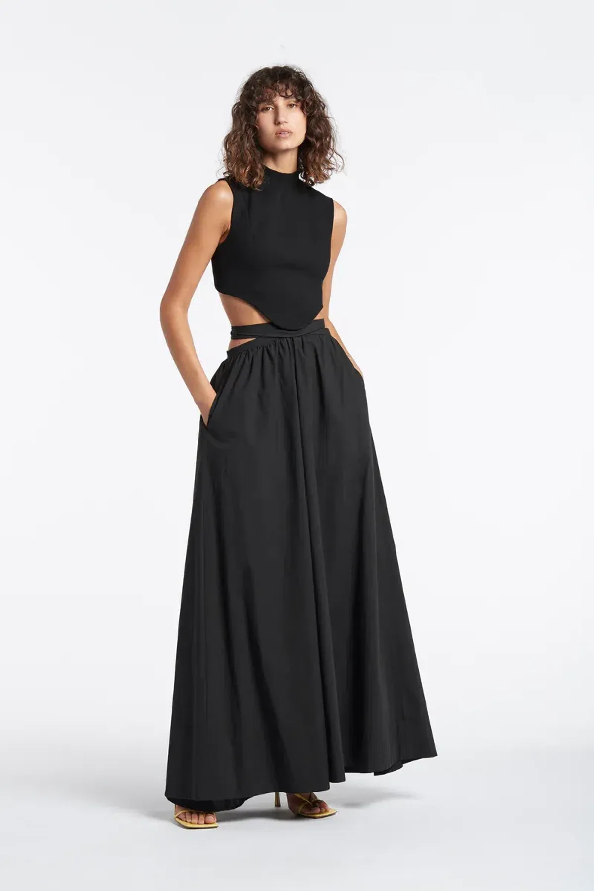 Sir the Label Signe Deconstructed Gown Black Size AU 10 - Image 1