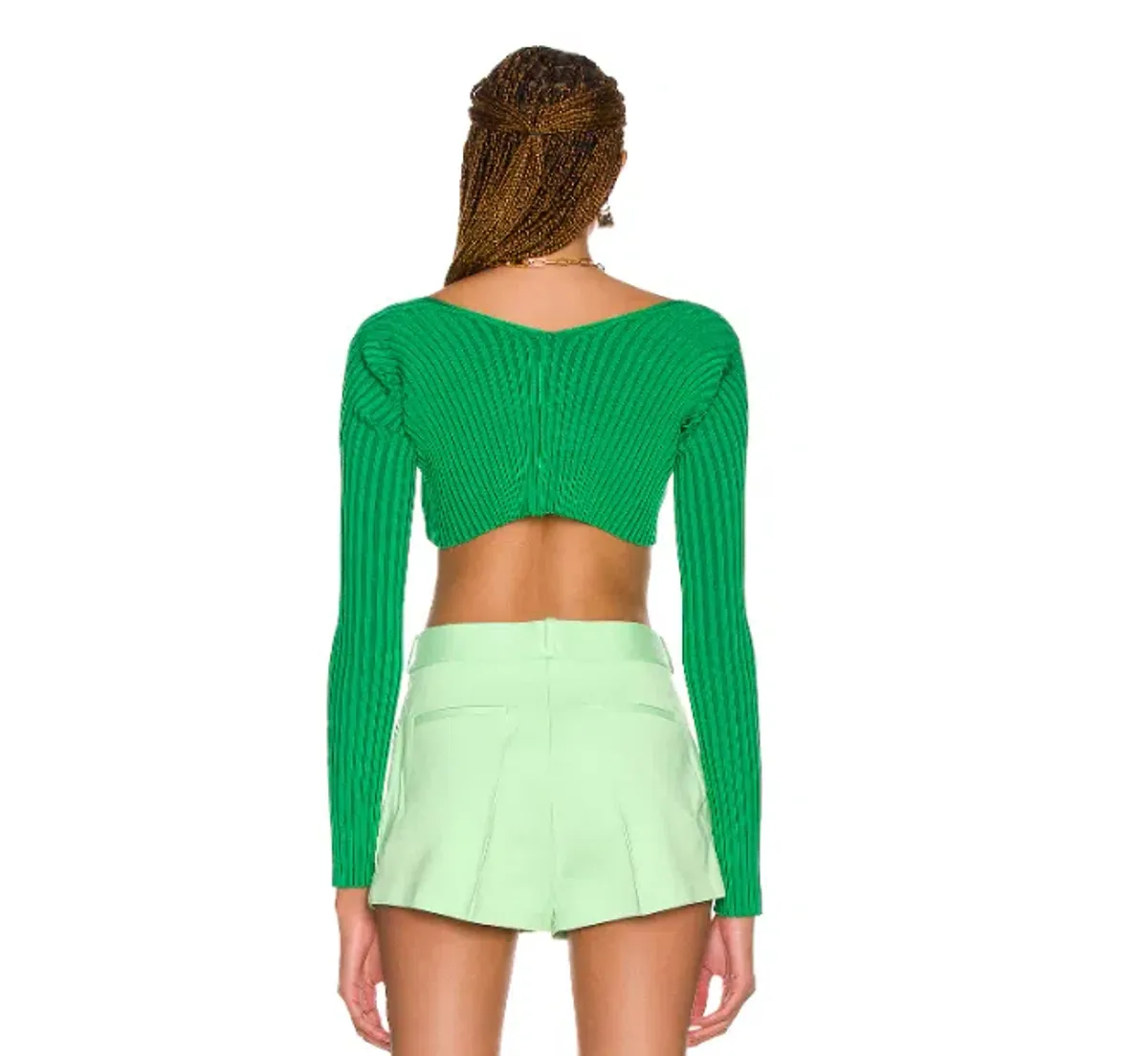 Jacquemus La Maille Pralu Dark Green Size 6 - Image 4