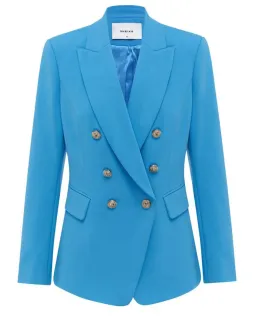 Sheike Jackpot Jacket Azure Bright Blue Size 6 for rent on The Volte - image 2