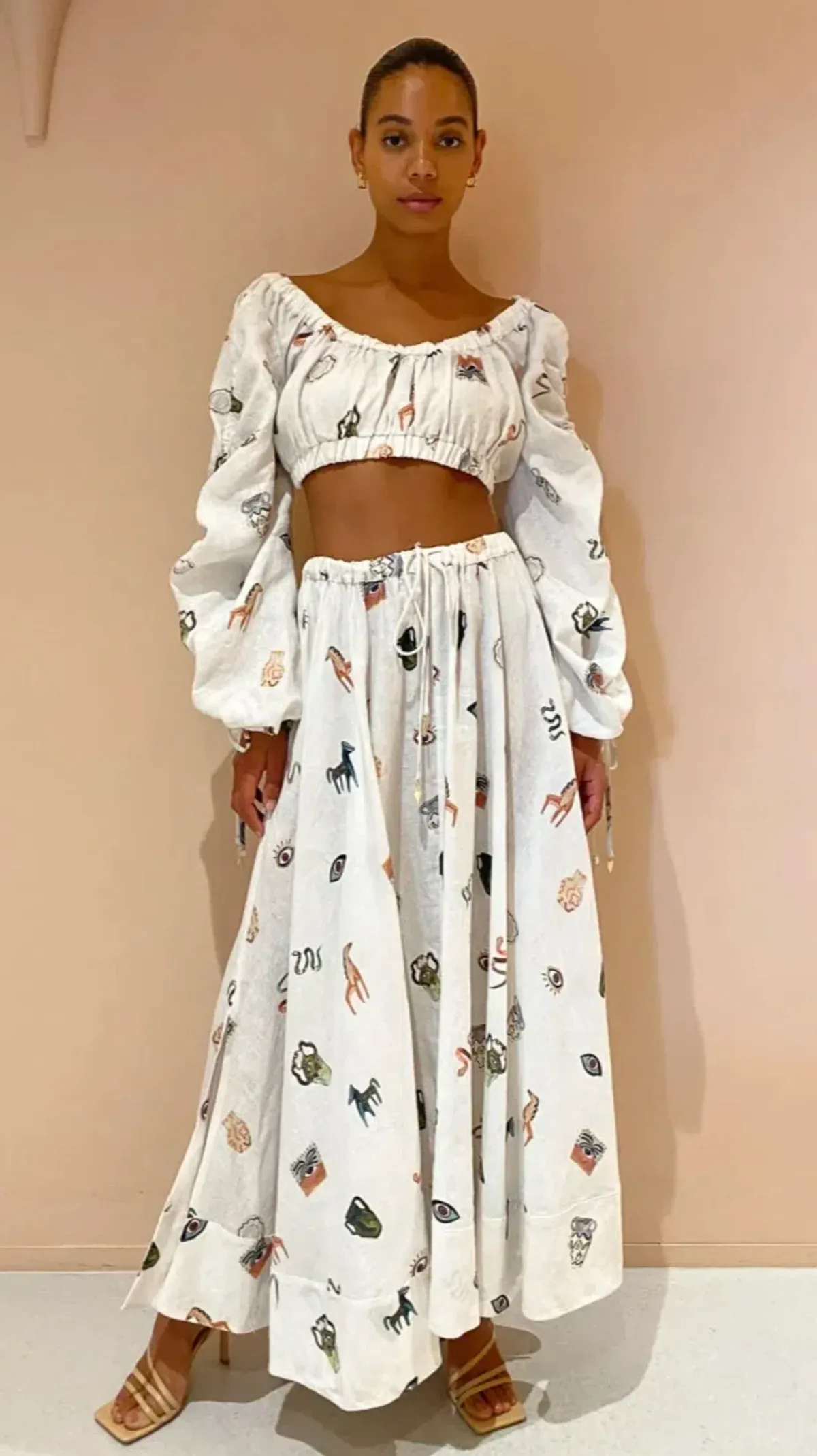 Alemais Hera Top & Skirt Set Print Size 14 - Image 2